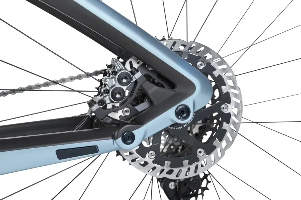 Porsche eBike Cross Performance horské elektrokolo s karbonovým rámem modrá metalíza