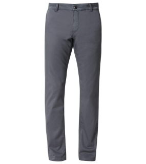 Porsche Design BASIC REGULAR FIT CHINO pánské kalhoty barva asfaltová
