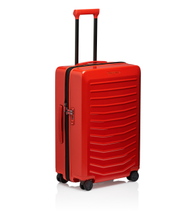 PORSCHE DESIGN Roadster Hardcase 4W Trolley M Cestovní zavazadlo kufr skořepinový velikost M lávově červený TSA