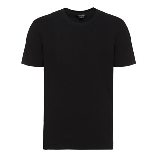PORSCHE DESIG Crew Neck T-Shirt Tričko s kulatým výstřihem, černá barva