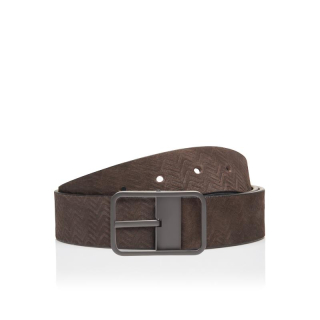 Porsche Design Business Belt Flip Buckle 35 Pásek s otočnou sponou 110 cm tmavě hnědá dark brown