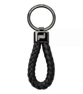Porsche Design Keyring Leather Cord kožený přívěsek ke klíčům černý