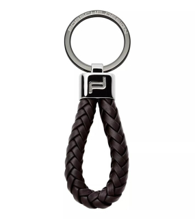 Porsche Design Keyring Leather Cord kožený přívěsek ke klíčům hnědý