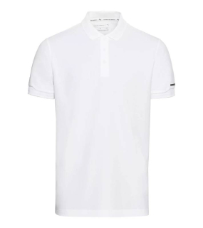 PORSCHE DESIGN Men's Polo Shirt Polokošile tričko s límečkem a knoflíčky bílá
