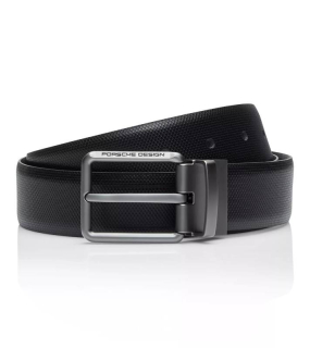 PORSCHE DESIGN Business Belt Pin Buckle Reversible 35 Opasek oboustranný kožený černý délka 110cm šířka 3,5cm