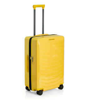 PORSCHE DESIGN Roadster Hardcase 4W Trolley M Cestovní zavazadlo kufr skořepinový velikost M žlutý TSA