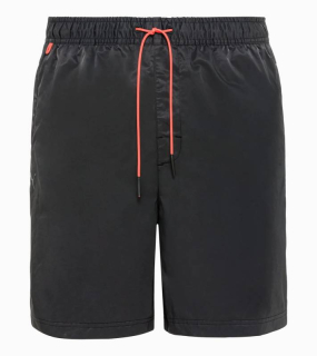 PORSCHE DESIGN Swimming Shorts Plavky koupací šortky s elastickým pasem zavazování na šňůrku černé
