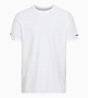 PORSCHE DESIGN Graphic T-shirt Tričko sportovní funkční s kulatým výstřihem a potiskem bílá