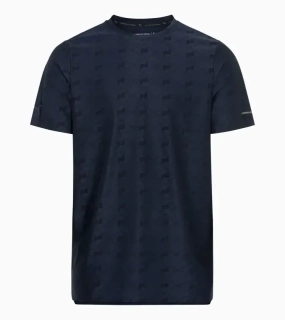 PORSCHE DESIGN Graphic T-shirt Tričko sportovní funkční s kulatým výstřihem a potiskem námořní modrá