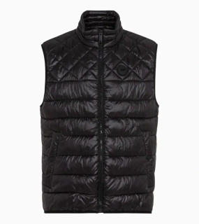PORSCHE DESIGN Lightweight vest Vesta prošívaná odlehčená na zip černá