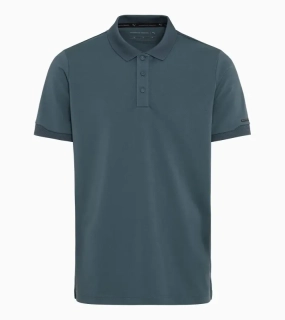 PORSCHE DESIGN Men's Polo Shirt Polokošile tričko s límečkem a knoflíčky petrolejově zelená