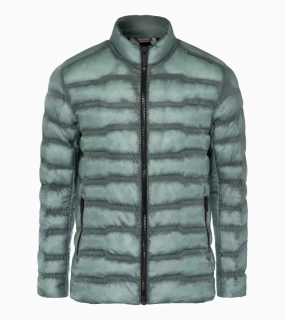 PORSCHE DESIGN Light padded jacket Bunda odlehčená prošívaná mořská zelená