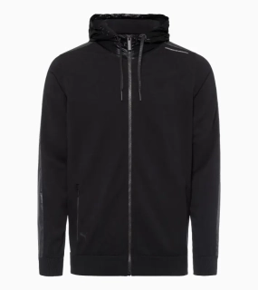 PORSCHE DESIGN Leisure Jacket Bunda volnočasová sportovní na zip s kapucí černá