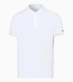 PORSCHE DESIGN Men's Polo Shirt Polokošile tričko s límečkem a knoflíčky bílá