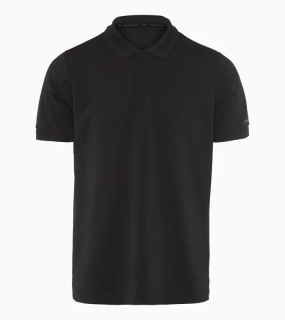 PORSCHE DESIGN Men's Polo Shirt Polokošile tričko s límečkem a knoflíčky černá