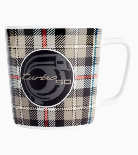 PORSCHE Collector's cup no.8 50Y Turbo Limited Hrnek 500ml s tartanovým vzorem
