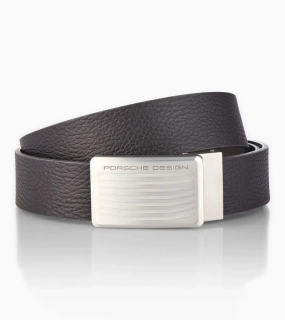 Porsche Design Business Belt Roadster Buckle kožený opasek šedý
