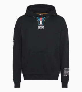 PORSCHE Hoodie MARTINI RACING® mikina s kapucí černá