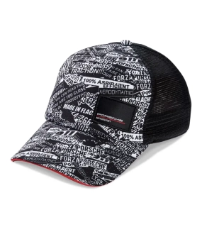 PORSCHE Unisex Cap Motorsport Fanwear Čepice kšiltovka černá s potiskem