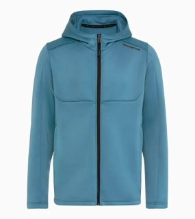 PORSCHE DESIGN Hooded sweat jacket Mikina s kapucí světle modrá