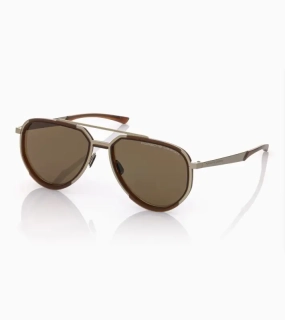 PORSCHE DESIGN Sunglasses P´8994 Sluneční brýle zlatohnědé s hnědými skly