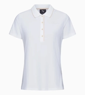 PORSCHE Polo shirt – 911 Targa 60Y dámské tričko s límečkem bílé