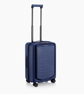 PORSCHE DESIGN Roadster Hardcase Business Trolley S Zavazadlo kufr  cestovní manažerský skořepinový matný modrý USB TSA