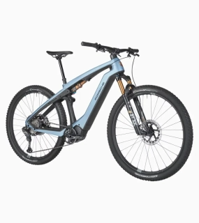 Porsche eBike Cross Performance horské elektrokolo s karbonovým rámem modrá metalíza