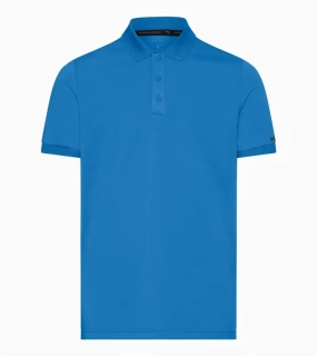 PORSCHE DESIGN Men's Polo Shirt Polokošile tričko s límečkem a knoflíčky s UV faktorem 30+ modrá