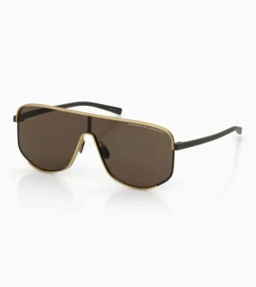 PORSCHE DESIGN P'86007 Targa #1 Sunglasses by Orlando Bloom Sluneční brýle olivovozlaté s hnědými polarizovanými skly