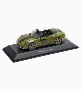 PORSCHE 911 GT3 Spirit 70 Model 1:43 provedení cabrio v olivově zelené