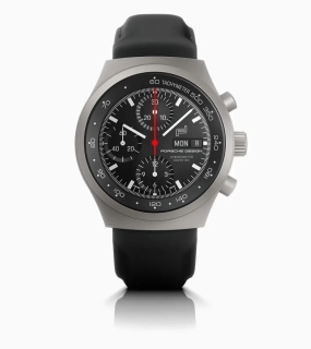 Porsche Design Chronograph 1 – All Titanium Numbered Edition hodinky s černým řemínkem